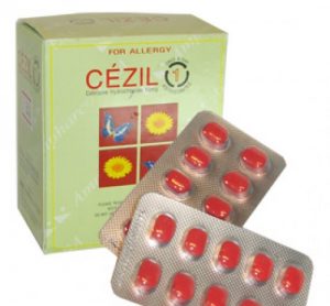 3.Thuốc chống dị ứng Cezil – thuốc chống dị ứng mề đay