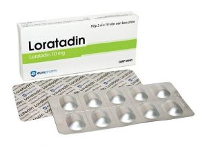 2.Thuốc chống dị ứng loratadin – thuốc chống dị ứng thế hệ mới