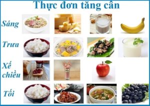 Chế độ ăn cho người tập gym tăng cân