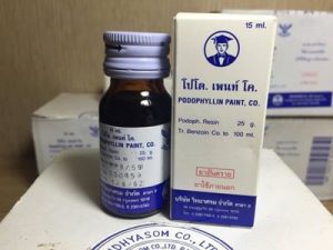 Thuốc trị mụn cóc Thái Lan - Podophyllin 25%