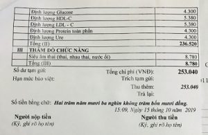 Chi phí làm hồ sơ dự sinh ở viện 108