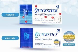Cách phân biệt que thử thai giả và thật