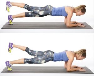 2.Bài tập Plank 1 chân không tựa