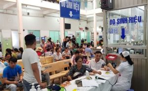 Bệnh viện bệnh nhiệt đới TpHCM bao gồm các khoa: