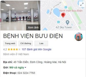 Bệnh viện bưu điện ở đâu? Địa chỉ và thời gian làm việc