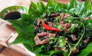 Thịt bò xào lá lốt