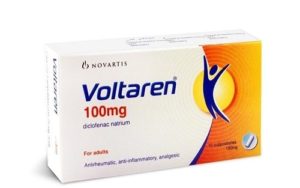 Thuốc đặt giảm đau sau sinh mổ Voltaren 100mg Supro