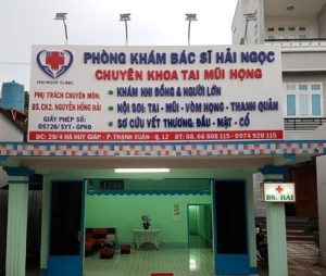 Phòng khám tai mũi họng quận 12 uy tín- Phòng khám của bác sĩ Nguyễn Hồng Hải